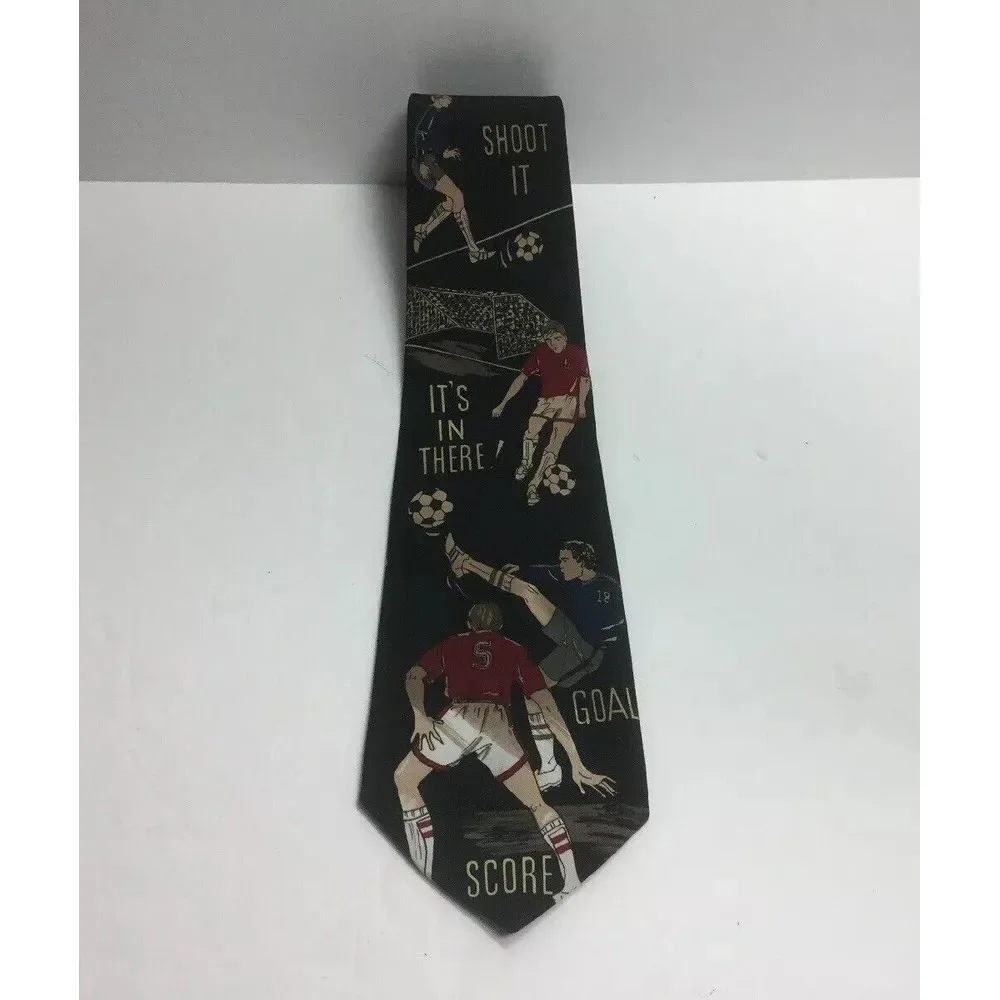 AMERICAN‎ SPORTS Soccer Football Sports Novelty Neck Tie Necktie 57